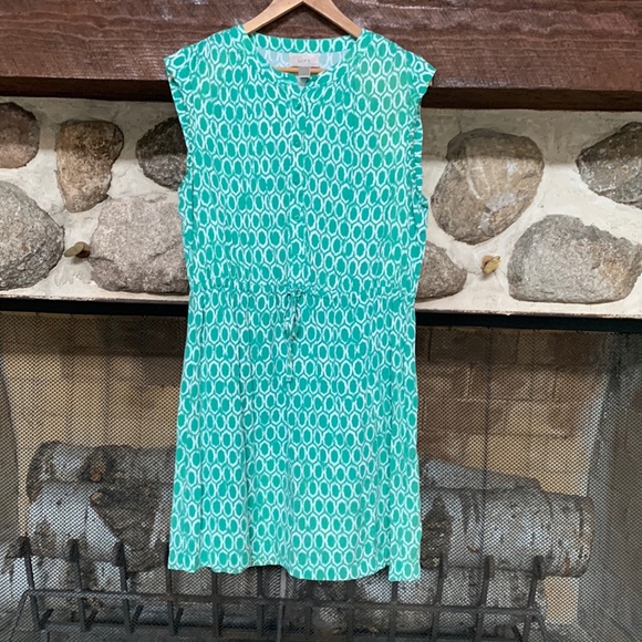 LOFT patterned shirt dress - Picture 1 of 5